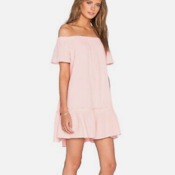REBECCA TAYLOR Cotton Gauze Off The Shoulder Dress Size 2